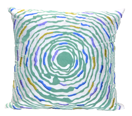 PRINTED EMBROIDERY PILLOW
